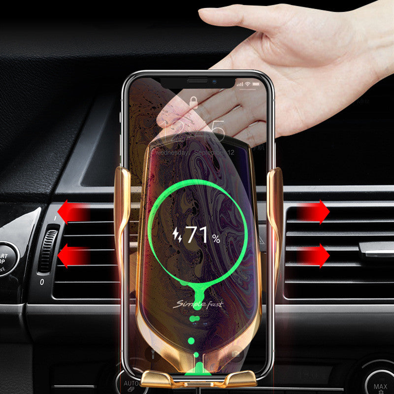 🚗 Support Téléphone Voiture avec Charge Sans Fil Rapide