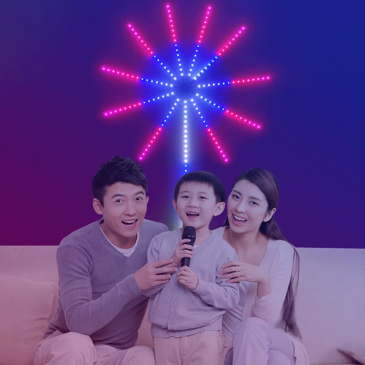 ✨ Lumières LED Murales Music Sync – Décoration Immersive pour Chambre & Fêtes