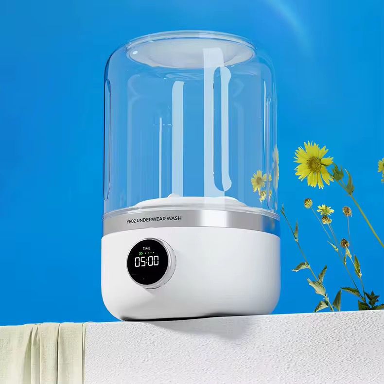🧺 Mini Machine à Laver Intelligente – Sous-Vêtements & Petits Vêtements