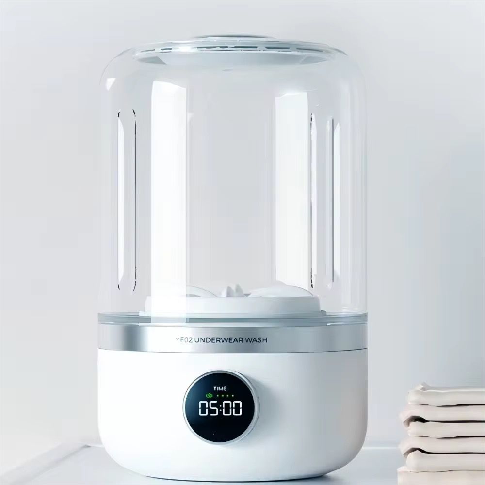 🧺 Mini Machine à Laver Intelligente – Sous-Vêtements & Petits Vêtements