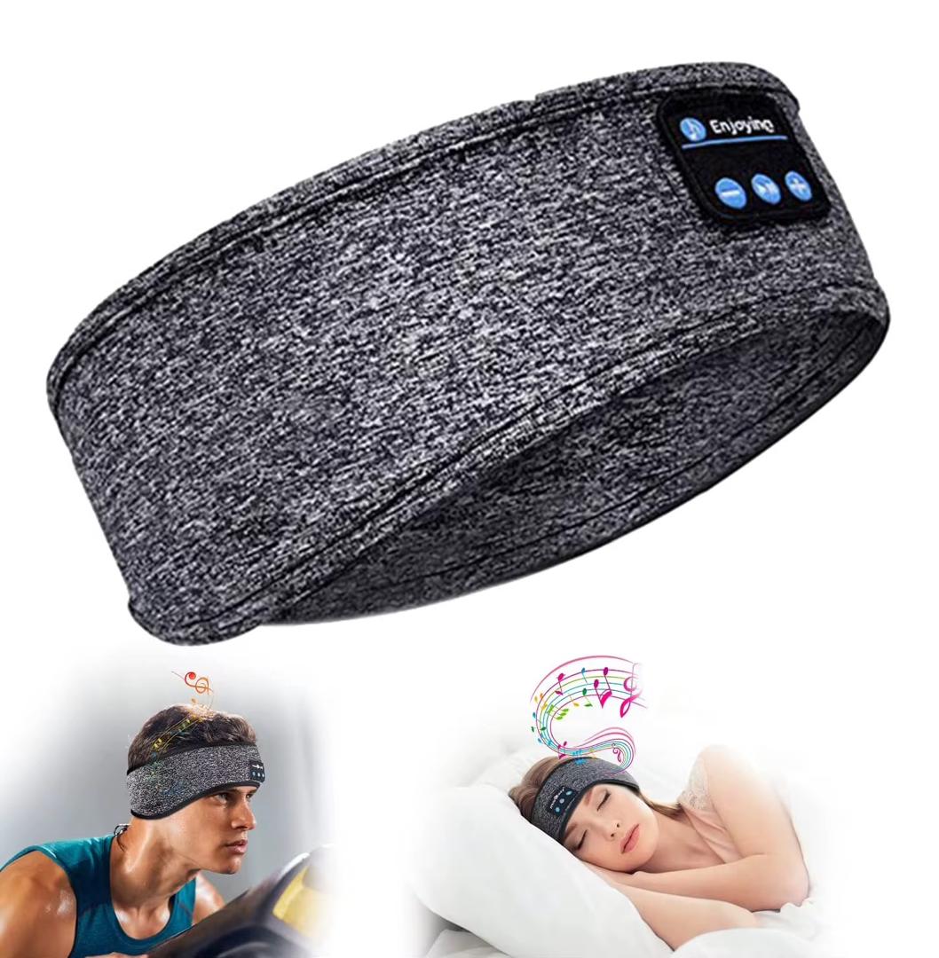 🎧 Bandeau Bluetooth Sport & Sommeil 2-en-1
