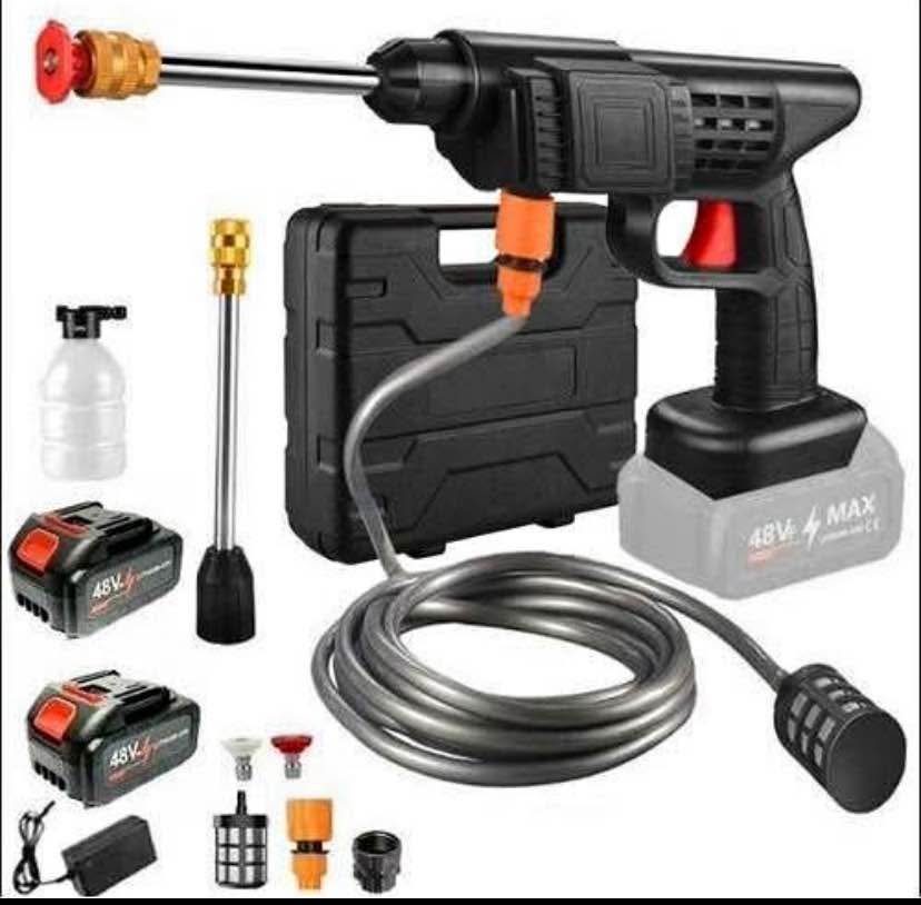 🔥 Nettoyeur Haute Pression Sans Fil 48V – Puissance et Liberté de Nettoyage